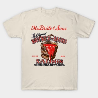 Retro Vintage The Bucket of Blood Saloon T-Shirt